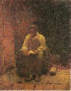 Jonathan Eastman Johnson The Lord is my Shepard oil